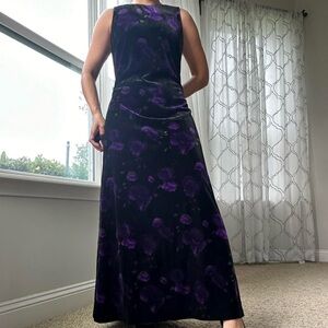 Velvet Maxi Dress